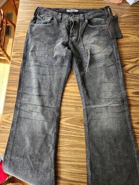 1921 Western Glove Works Textured Black Jeans